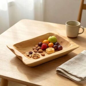 Square Wooden Serving Tray